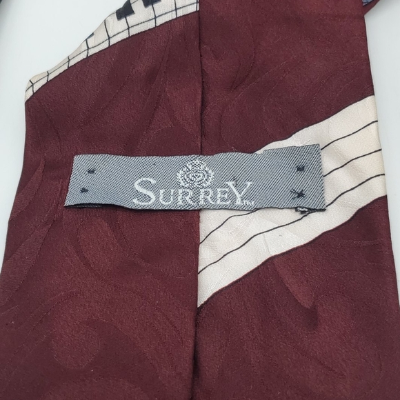 Guitar Banjo Silk Neck Tie Surrey Instruments - Picture 5 of 6